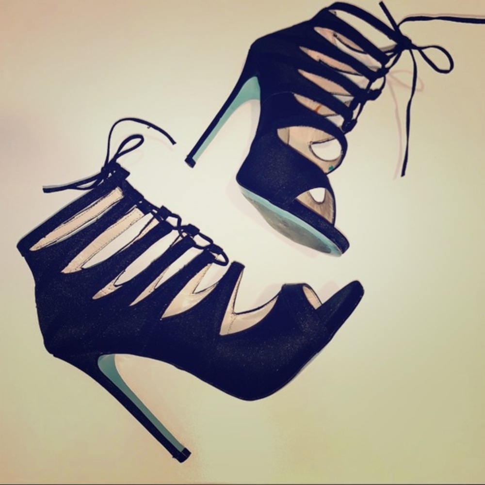 Betsey Johnson lace up heel